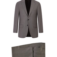 Açık Kahve  4 Drop Relaxed Fit Rahat Kesim Yünlü Takım Elbise