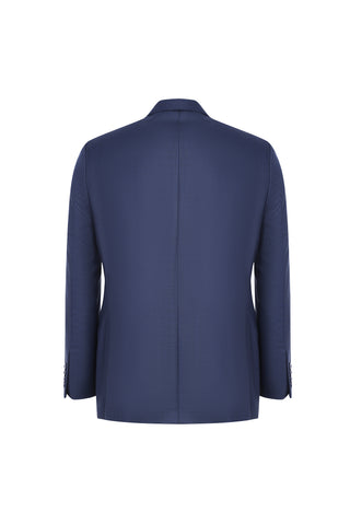  Orta Petrol 4 Drop Relaxed Fit Rahat Kesim Desenli Takım Elbise