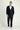 Siyah Slim Fit Dar Kesim Desenli Takım Elbise