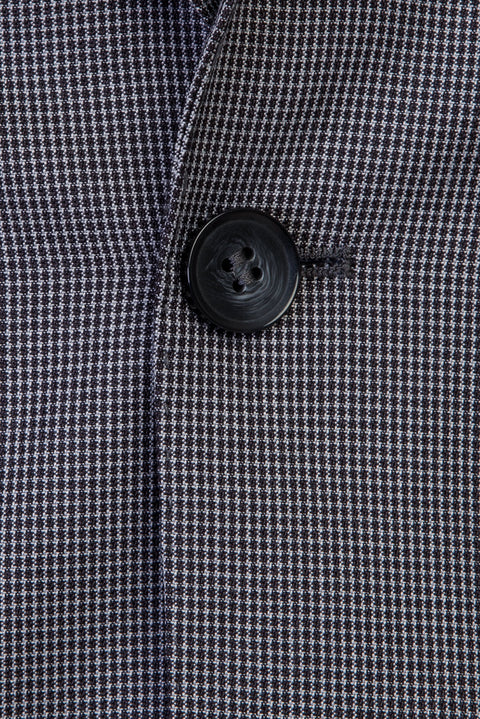 Açık Gri 7 Drop Slim Fit Dar Kesim Kuşgözü Takım Elbise