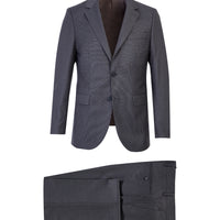 Orta Gri 6 Drop Regular Fit Standart Kesim Kuşgözü Takım Elbise