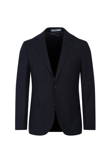  Koyu Füme Slim Fit Dar Kesim Desenli Takım Elbise