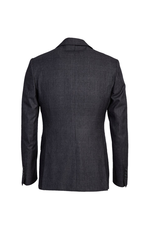 Koyu Füme 7 Drop Slim Fit Dar Kesim Antibakteriyel Kombinli Takım Elbise