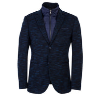 Koyu Lacivert 6 Drop Regular Fit Standart Kesim Dik Yaka Ceket