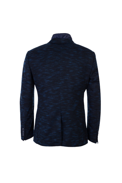 Koyu Lacivert 6 Drop Regular Fit Standart Kesim Dik Yaka Ceket