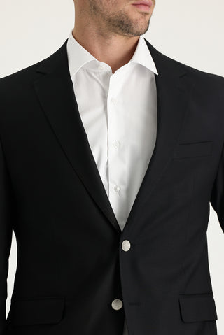  Siyah 4 Drop Relaxed Fit Rahat Kesim Blazer Ceket
