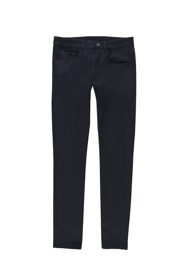 Koyu Lacivert Regular Fit Likralı Kanvas / Chino Pantolon