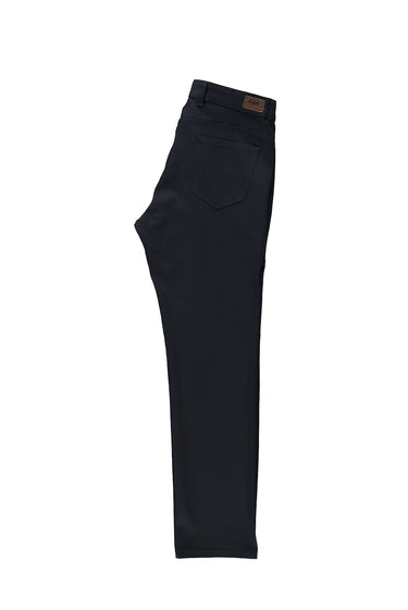 Koyu Lacivert Regular Fit Likralı Kanvas / Chino Pantolon