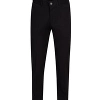 Siyah Slim Fit Dar Kesim Likralı Kanvas / Chino Pantolon