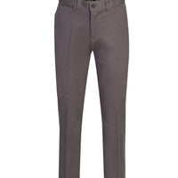 Orta Gri Slim Fit Dar Kesim Likralı Kanvas / Chino Pantolon