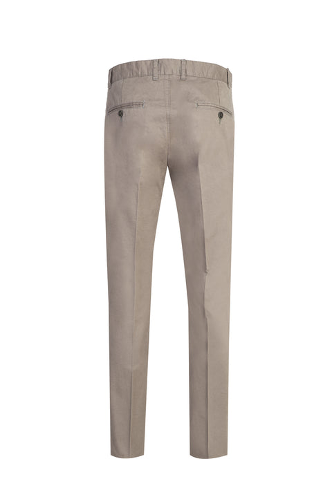 Medium Khaki Slim Fit Stretch Canvas / Chino Trousers