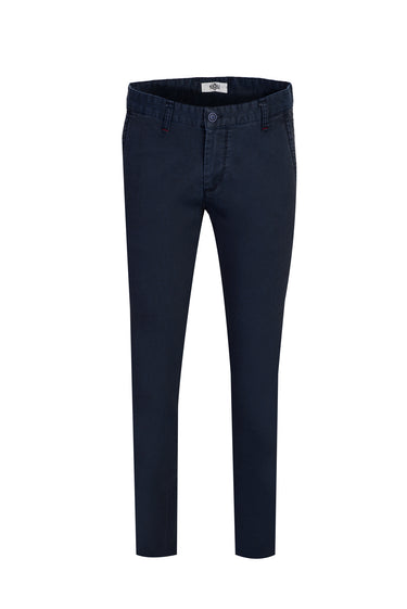 Siyah Regular Fit Likralı Kanvas / Chino Pantolon