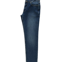 Gök Mavisi Slim Fit Dar Kesim Likralı Denim Pantolon
