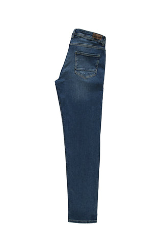  Gök Mavisi 7 Drop Slim Fit Dar Kesim Likralı Denim Pantolon