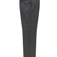 Medium Grey 6 Drop Regular Fit Standard Cut Classic Fabric Trousers