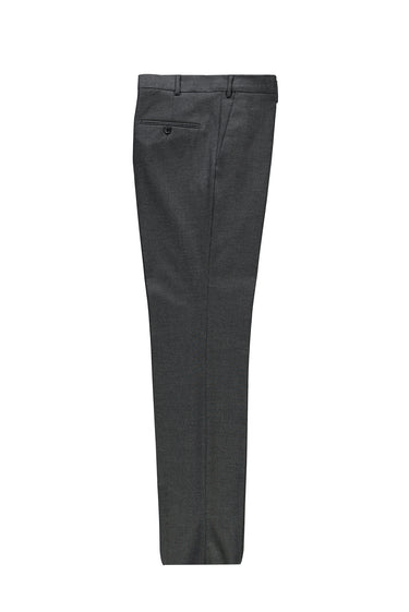 Koyu Füme Slim Fit Dar Kesim Likralı Klasik Kumaş Pantolon