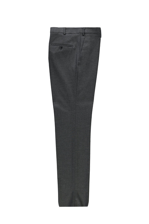 Koyu Füme 7 Drop Slim Fit Dar Kesim Likralı Klasik Kumaş Pantolon