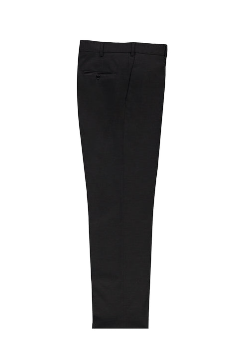 Koyu Antrasit 4 Drop Relaxed Fit Rahat Kesim Likralı Klasik Kumaş Pantolon