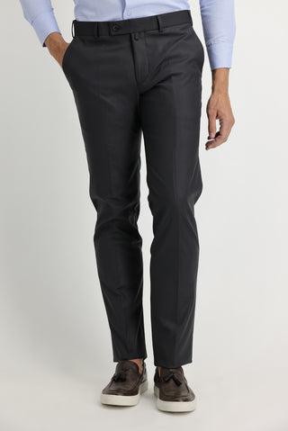  Orta Antrasit 7 Drop Slim Fit Dar Kesim Likralı Klasik Kumaş Pantolon