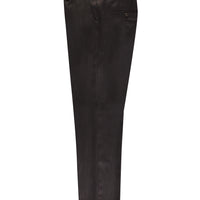Koyu Kahve Slim Fit Dar Kesim Kuşgözü Klasik Kumaş Pantolon