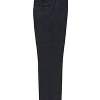 Dark Navy 4 Drop Relaxed Fit Classic Fabric Wool Trousers
