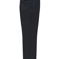 Koyu Lacivert Relaxed Fit Rahat Kesim Yünlü Klasik Kumaş Pantolon