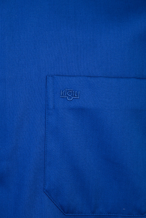 Saks Mavi Uzun Kol Non Iron Klasik Gömlek