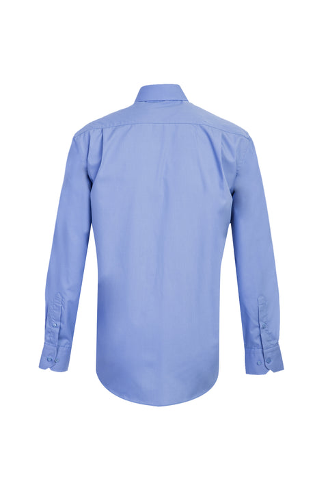 Aqua Mavisi Uzun Kol Klasik Gömlek