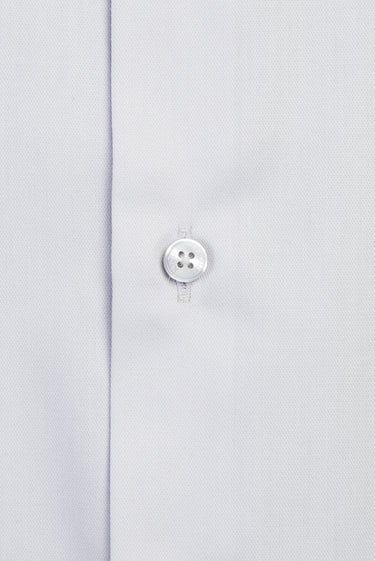 Orta Gri Uzun Kol Slim Fit Dar Kesim Non Iron Gömlek