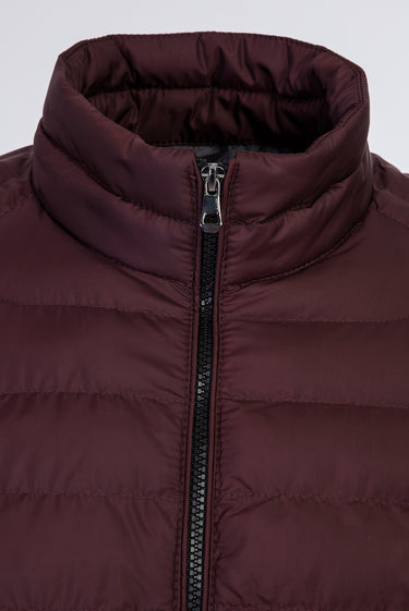  Koyu Bordo Kapitone Mont