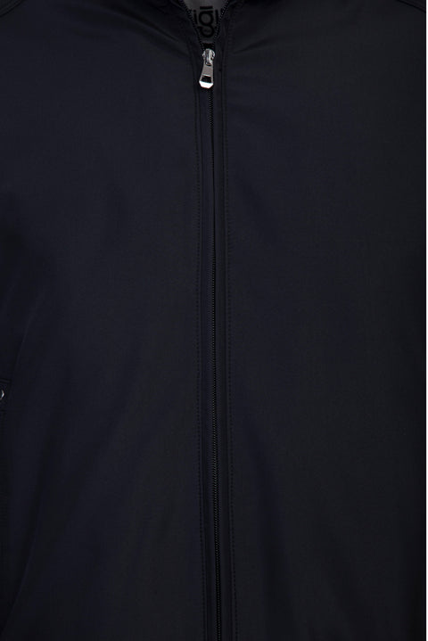 Siyah İçi Dolgulu Spor Mont