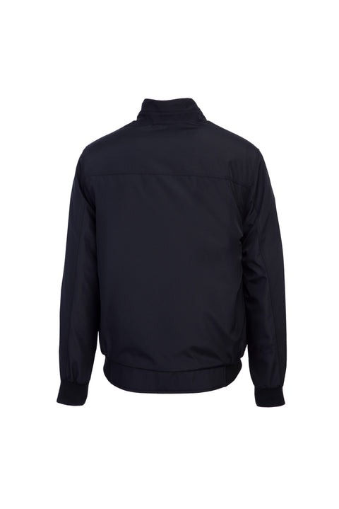 Siyah İçi Dolgulu Spor Mont