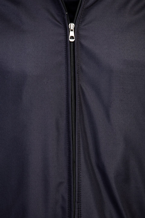 Orta Lacivert İçi Dolgulu Spor Mont