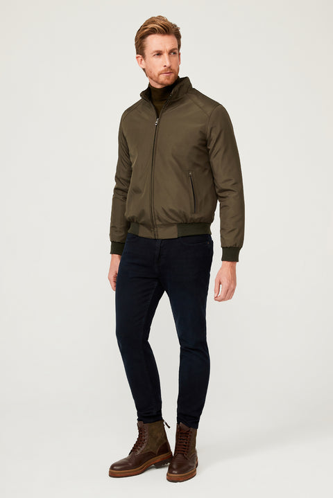 Orta Haki İçi Dolgulu Spor Mont