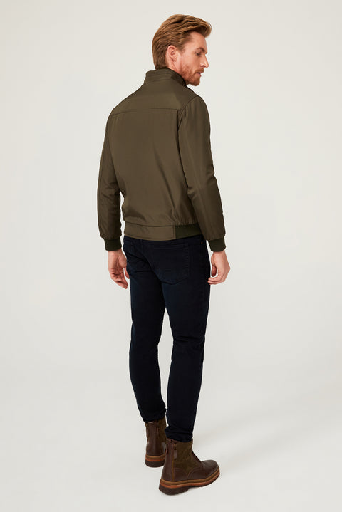 Orta Haki İçi Dolgulu Spor Mont