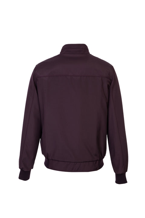 Koyu Bordo İçi Dolgulu Spor Mont