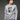 Açık Gri Melanj Bisiklet Yaka İçi Polarlı Baskılı Pamuklu Sweatshirt