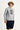 Açık Gri Melanj Bisiklet Yaka İçi Polarlı Baskılı Pamuklu Sweatshirt