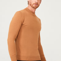 Camel Yarım Balıkçı Yaka Regular Fit Triko Kazak