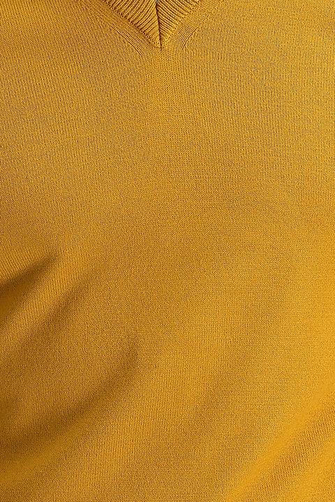 Safran V Yaka Regular Fit Triko Kazak