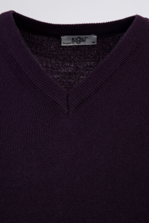 Mürdüm V Yaka Regular Fit Triko Kazak