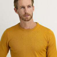 Safran Bisiklet Yaka Regular Fit Triko Kazak