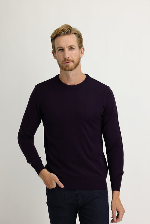 Mürdüm Bisiklet Yaka Regular Fit Triko Kazak