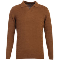 Camel Polo Yaka Regular Fit Desenli Triko Kazak