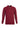 Koyu Bordo Polo Yaka Regular Fit Desenli Triko Kazak