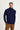  Havacı Mavi Balıkçı Yaka Slim Fit Dar Kesim Yünlü Desenli Triko Kazak