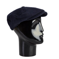 Koyu Lacivert Klasik Yünlü Kasket