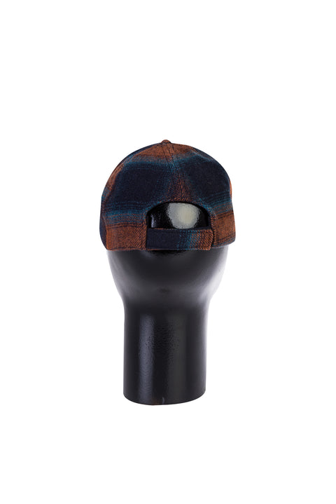 Dark Green Patterned Wool Hat