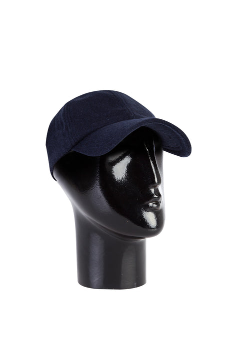 Koyu Lacivert Yünlü Şapka