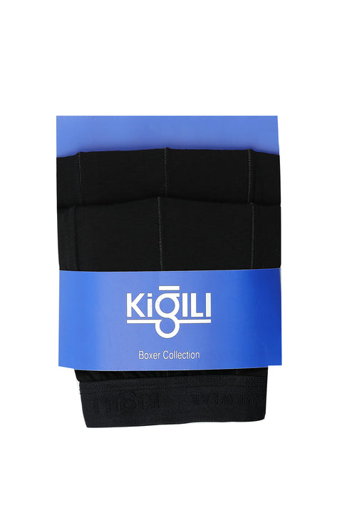Black 2-Pack Cotton Supreme Boxer Set